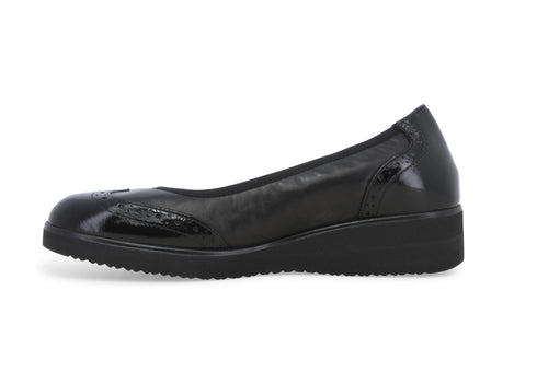 Melluso Décolleté Comfort Invernale Zeppa Tomaia Pelle